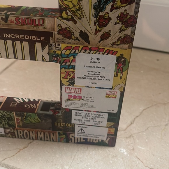 Marvel Superheroes Letter E Sign Home Decoration Wall Decor Kids Room Man CaveMa - Picture 7 of 7